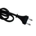 2.5a 2 broches Bouchage Euro Power Cord avec soulagement de la contrainte